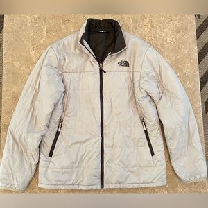 *Mint-Condition North Face Men’s Everyday Puffer in Light Grey in Large!